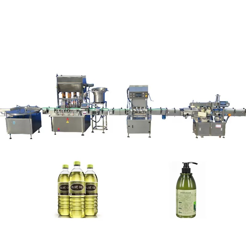 Máquina de llenado de aceite lubricante de rango de llenado de 100 ml - 1000 ml