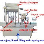 Máquina de llenado de miel de alta precisión para botellas de vidrio o plástico de 500 ml / 1000 ml