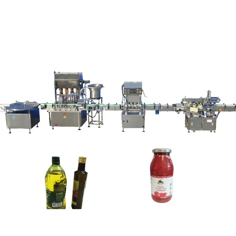 Máquina de llenado de aceite esencial PLC Control