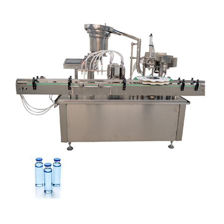 Llenadora líquida certificada CE 30ml máquina de llenado de botellas máquina taponadora automática