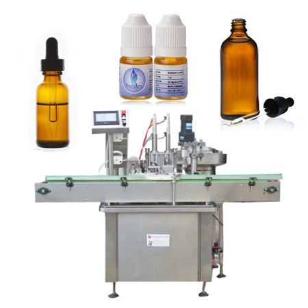 Línea automática de máquina de llenado de aceite esencial líquido máquina de llenado y tapado de botellas de vidrio líquido línea de llenado de spray prefume