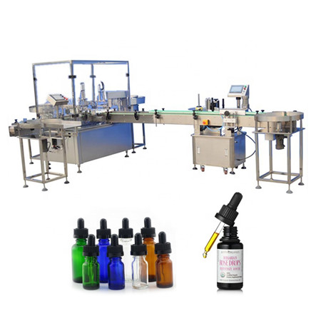 Línea de producción de llenado de líquido de jugo JB-YG4 Máquina de llenado y tapado de botellas de plástico de bebidas de 250 ml y 500 ml