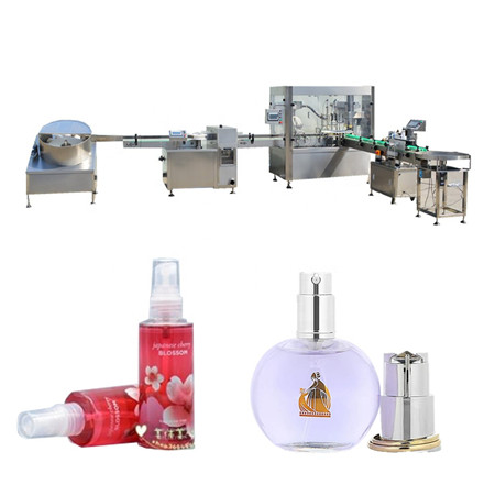 Máquina de llenado de aceite esencial de Rose embotellada Llenadora de perfume Tarro lineal Llenadora de líquido