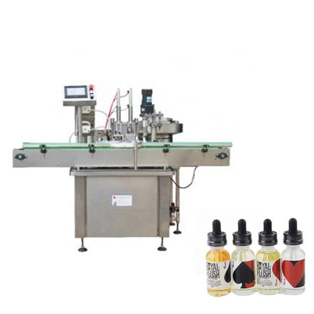 Estado líquido de la pasta Botella de gran volumen Mecánica Tipo de mano Máquina automática de llenado de gránulos de semillas de aceite de cigarrillo electrónico