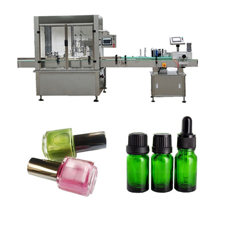 Máquina de rellenar cosmética líquida de la loción poner crema automática rotatoria que llena la cadena de producción del embalaje