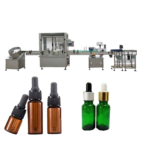 Máquina de llenado de líquidos químicos botella de aceite cuentagotas 5-30ml eléctrica