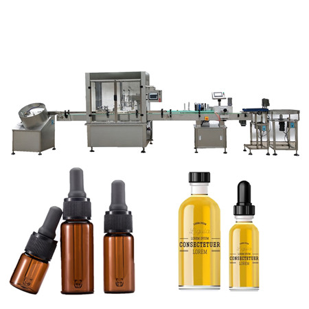 equipo de llenado de aceite esencial / máquina de llenado de líquidos de cigarrillos electrónicos / máquina de llenado de jugo de cigarrillos electrónicos
