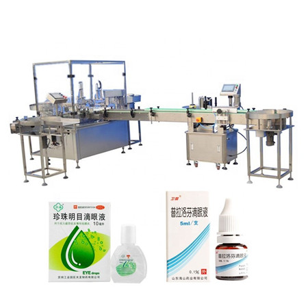 Máquina automática de llenado y taponado de líquidos orales Cubilose / jarabe / Nutriente de Shanghai