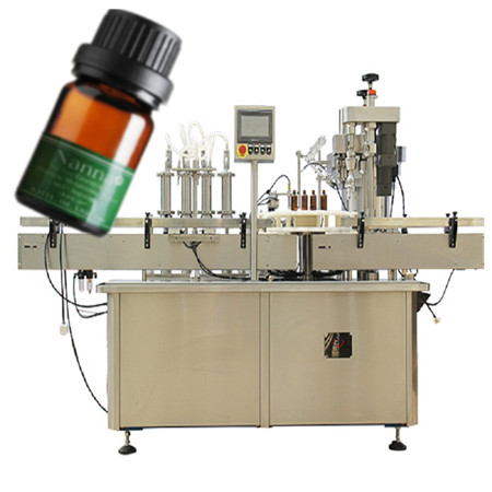 Llenadora de jugo electrónico, pequeña máquina de llenado y tapado de viales esenciales para aceite esencial 30ml 60ml
