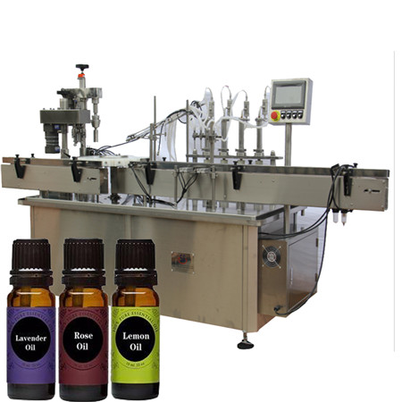 Máquina de llenado de botellas de mascotas de soda / máquina de llenado de botellas de perfume / máquina de llenado de frascos de perfume