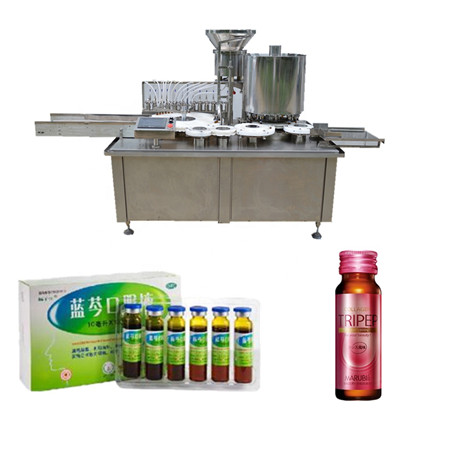 Máquina de llenado de tintura de aceite líquido de 5 ml / 10 ml / 30 ml / 50 ml o vial personalizado / botella de pequeña escala